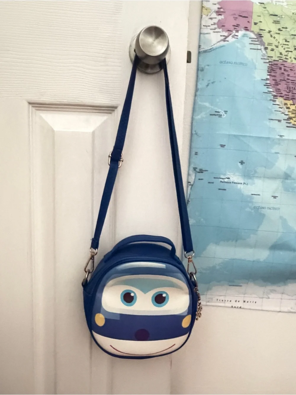 Kids Blue Cartoon Multi Function Bag